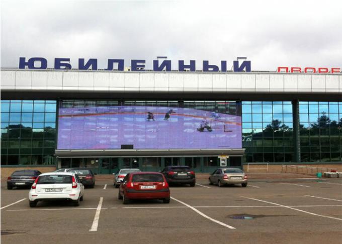 Tablero a todo color de la pantalla LED de la publicidad de la prenda impermeable de cristal de la exhibición del alto brillo LED para la alameda de compras