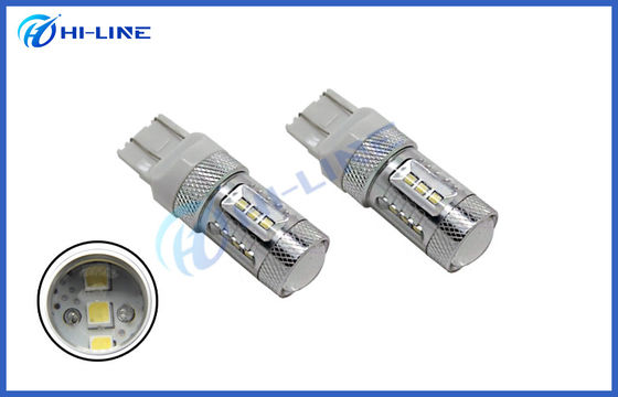 Bulbo 7443 de Samsung 15pcs SMD T20 LED 7440 15w luz de reserva reversa DRL del proyector del poder más elevado LED